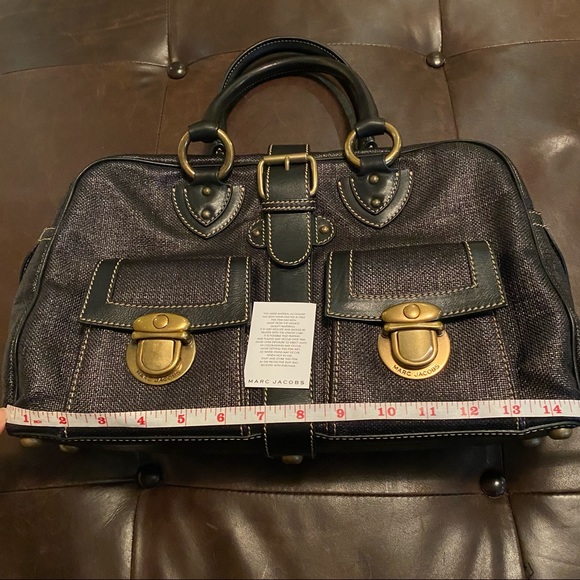 Marc Jacobs Black Venetia Satchel - Picture 2 of 11